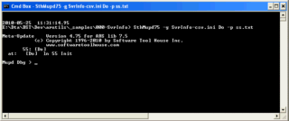 Sample Command Prompt
