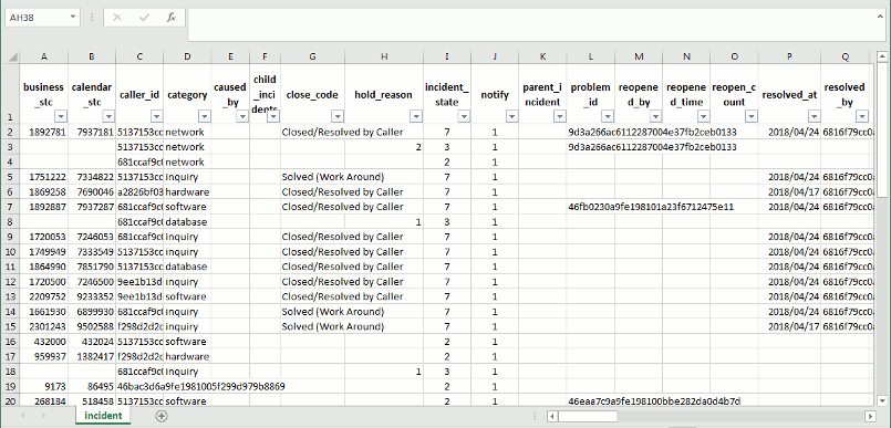 Sample Meta-Query Output